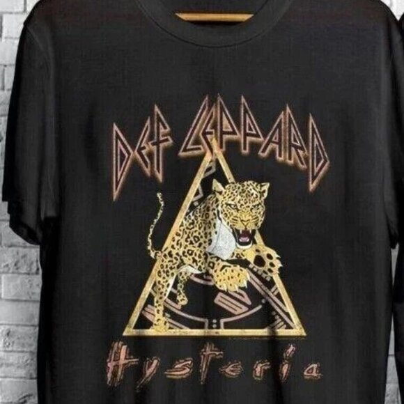Def Leppard Hysteria 1987 Tour Shirt โ Vintage Rock Band Tee โ Retro 17 - Picture 2 of 6